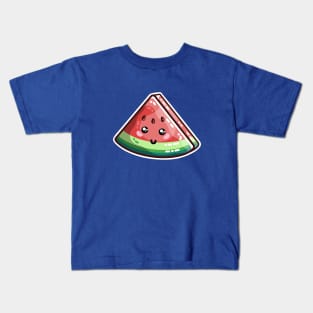 Kawaii Cute Watermelon Kids T-Shirt